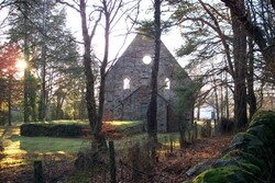 Free Church ruin at Jamestown