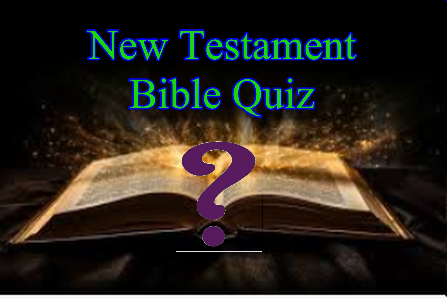 NT Bible Quiz