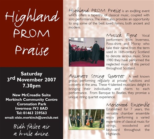 Highland Prom Praise