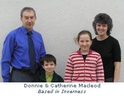 Donnie Macleod and family