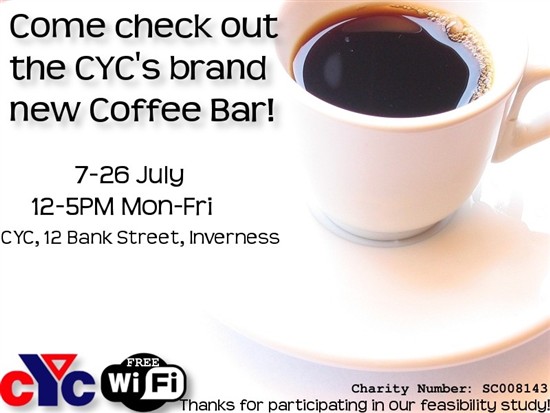 CYC Coffee bar leaflet