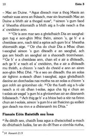 Gaelic John 3-16
