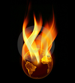 earth in flames