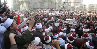 Egyptian crowd